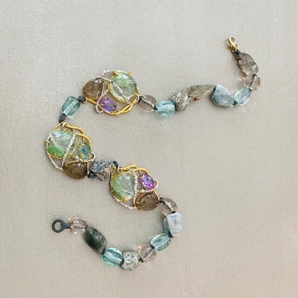 NWOT $1,025 Alexis Bittar Elements Maldivian Crystal Vine Statement Necklace - Picture 6 of 12